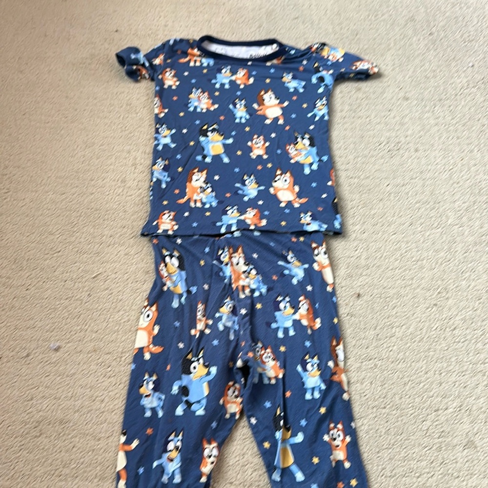 Little Sleepies Bluey Dance Mode SS 4T